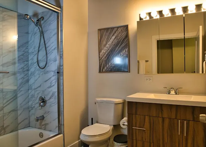 Luxury 3br Spacious Sleeps 8 Guests With Patio, Skyline View, Optional Parking And Gym Access Near Mccormick Place And Lakefront * Chicago